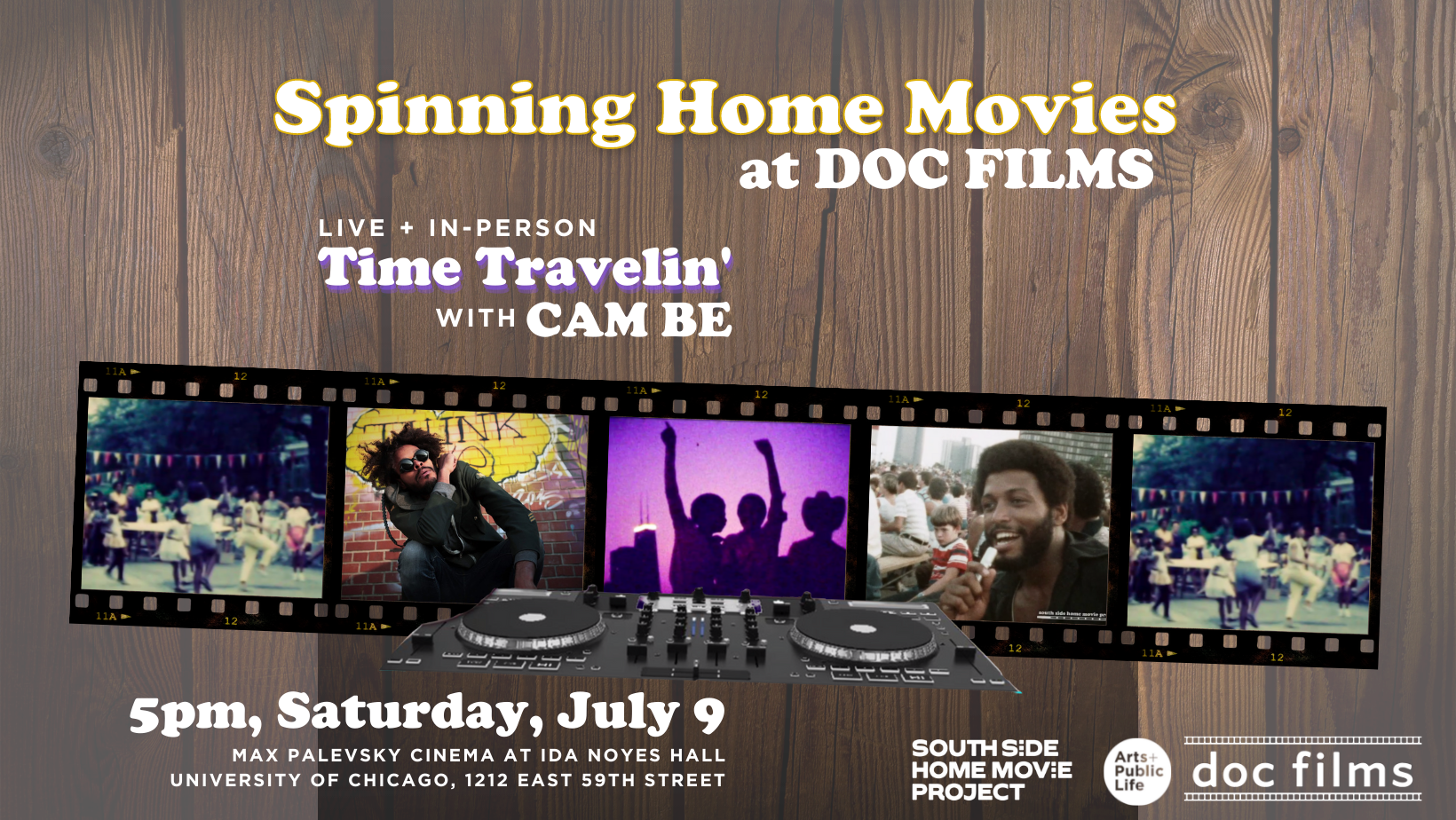 Spinning Home Movies: “Time Travelin’” (2021) still